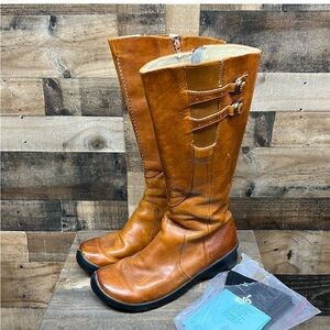 Keen Bern Baby Bern brown leather, W10 Riding Boots, leather, + calf Extenders